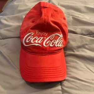 Red Coca Cola dad hat